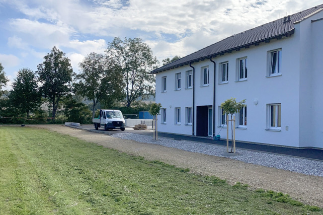 Grünspecht Eingansseite mit Blick Richtung Göllersbach