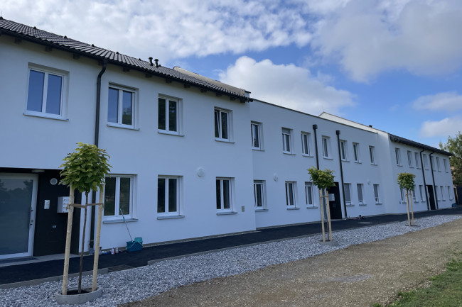 Wohnanlage Grünspecht Dietersdorf Ansicht Eingangsseite