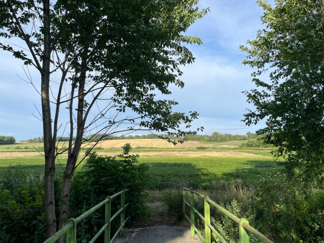 Brücke über den Göllersbach gegenüber des Wohnhauses